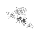 Rear drive & wheels, 42"/50"