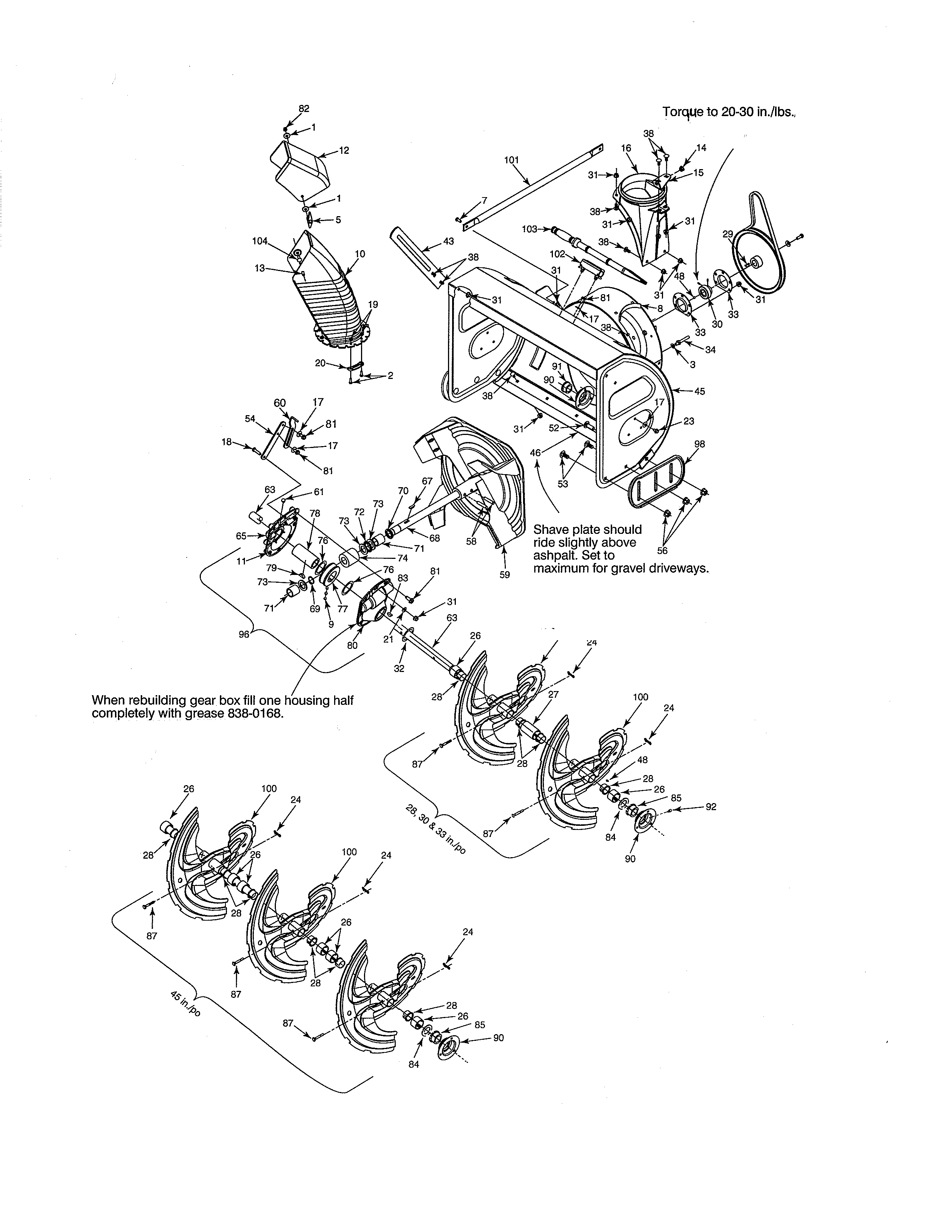 Auger & housing