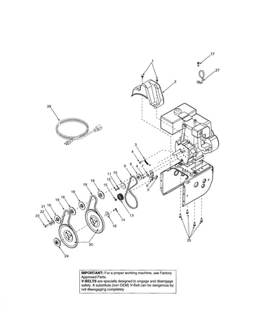 Auger pulley