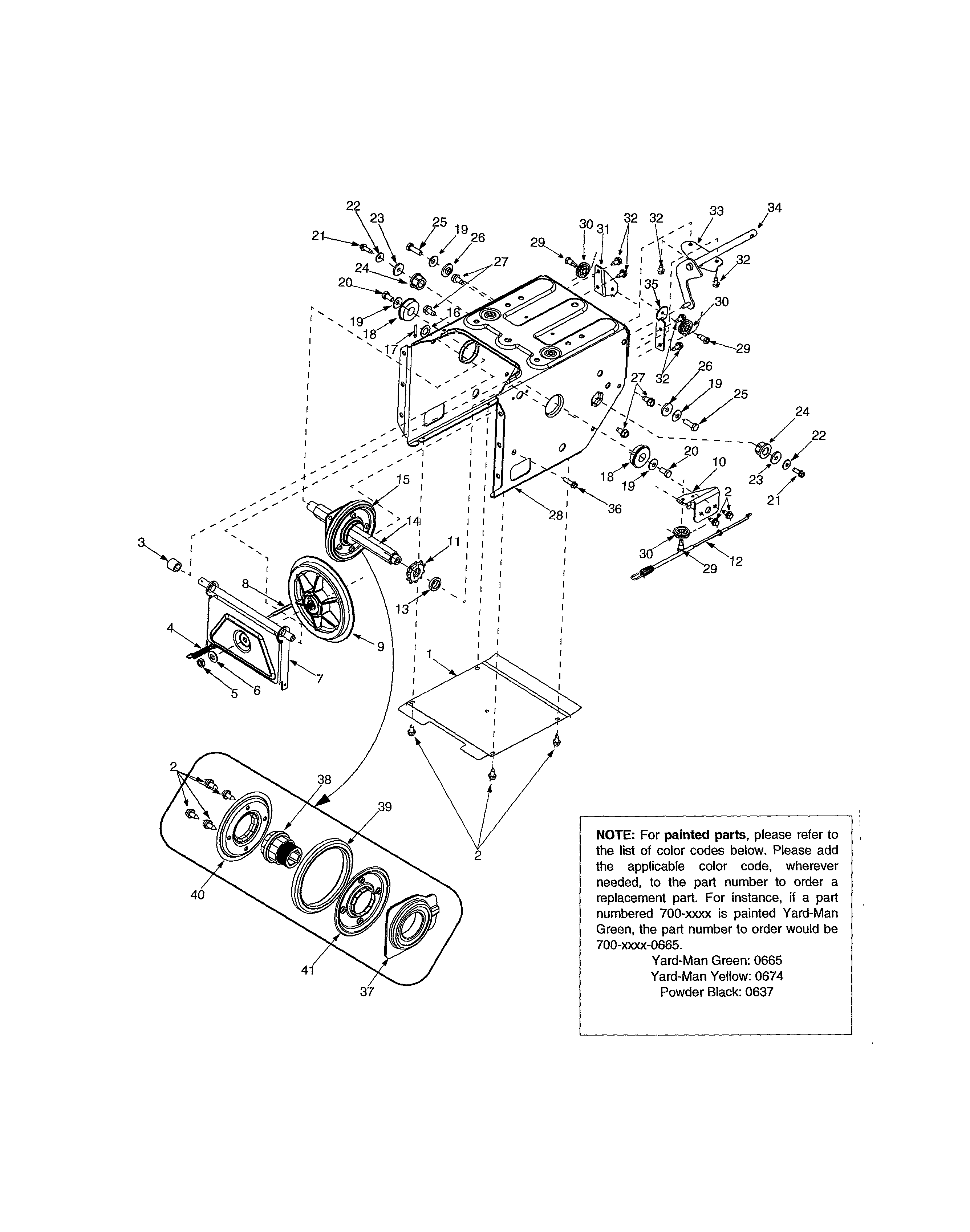 DRIVE SHAFT/FRICTION DISC