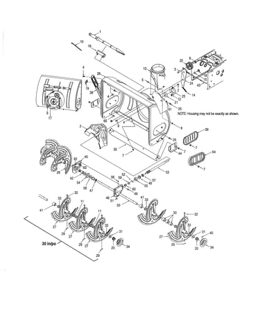 Auger & housing