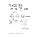 Briggs & Stratton 445577-1187-B1 air cleaner/blower housing diagram