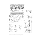 Ariens 96046001900 alternator/starter/fuel supply diagram