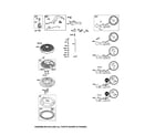 Husqvarna YTH2348-917289560 flywheel/ignition/governor control diagram