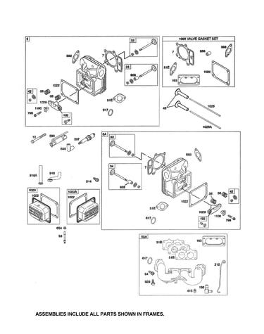 Cylinder head/gasket set
