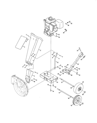Chute/wheels