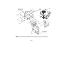 Yard-Man 13AX614G701 muffler/engine accessories diagram