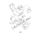 MTD 12A-445C001 lawn mower diagram