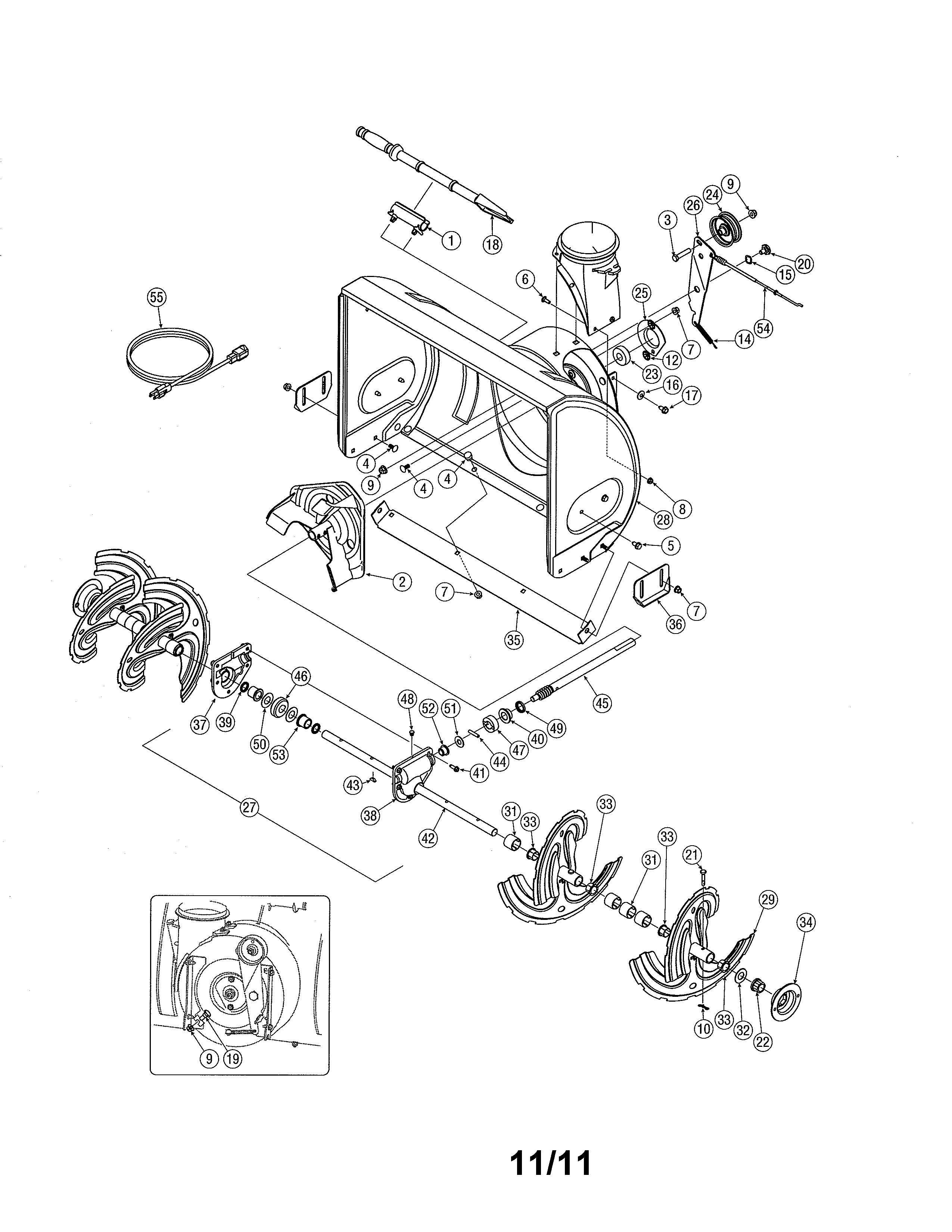 Auger & housing