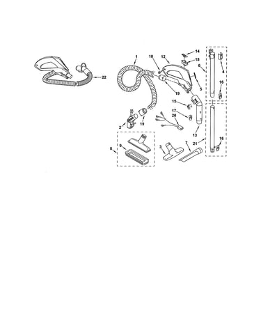 Hose and attachments