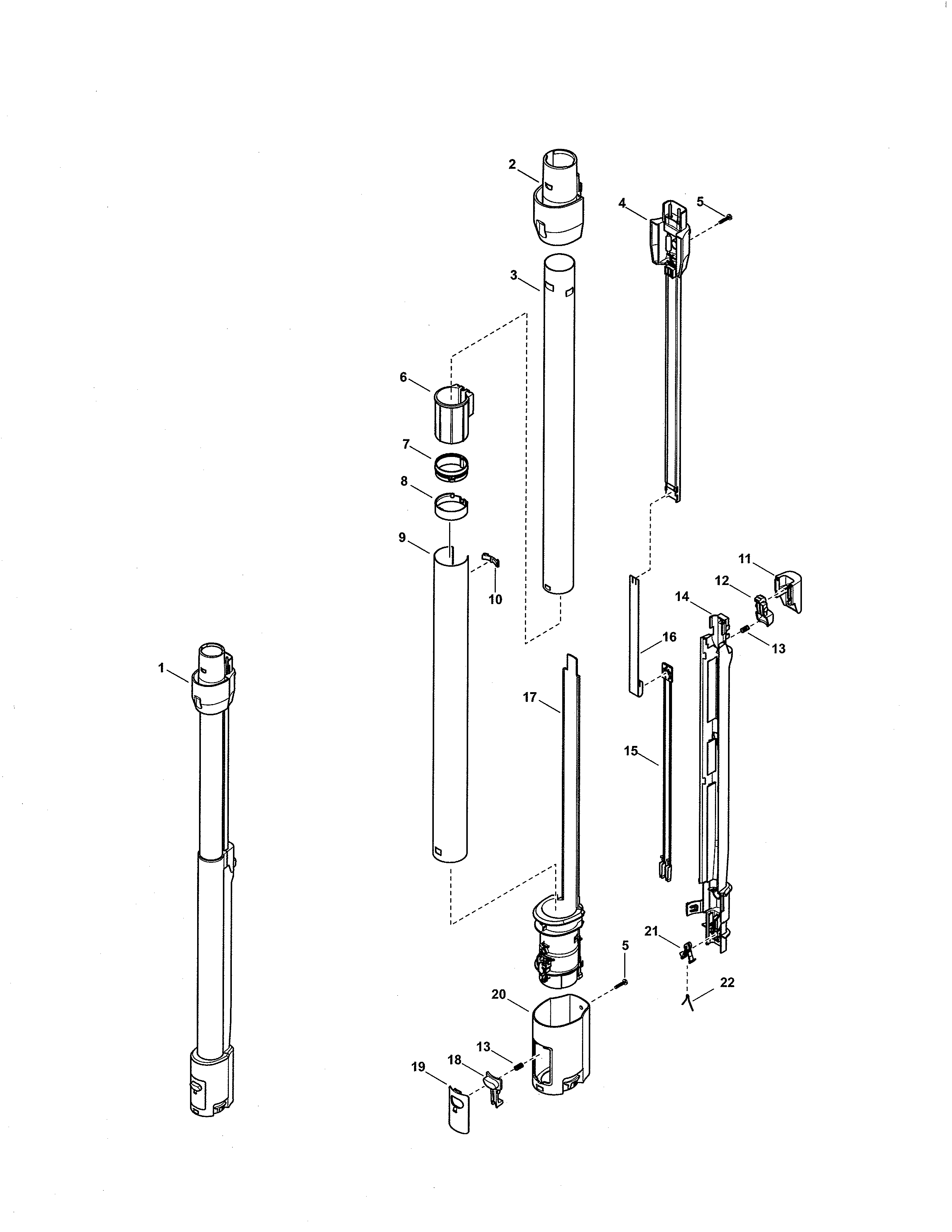 Telescopic wand