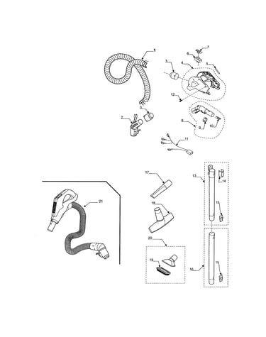 Hose and attachments