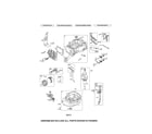 Craftsman 917370412 cylinder/crankshaft/sump diagram
