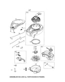 Blower housing/fuel tank