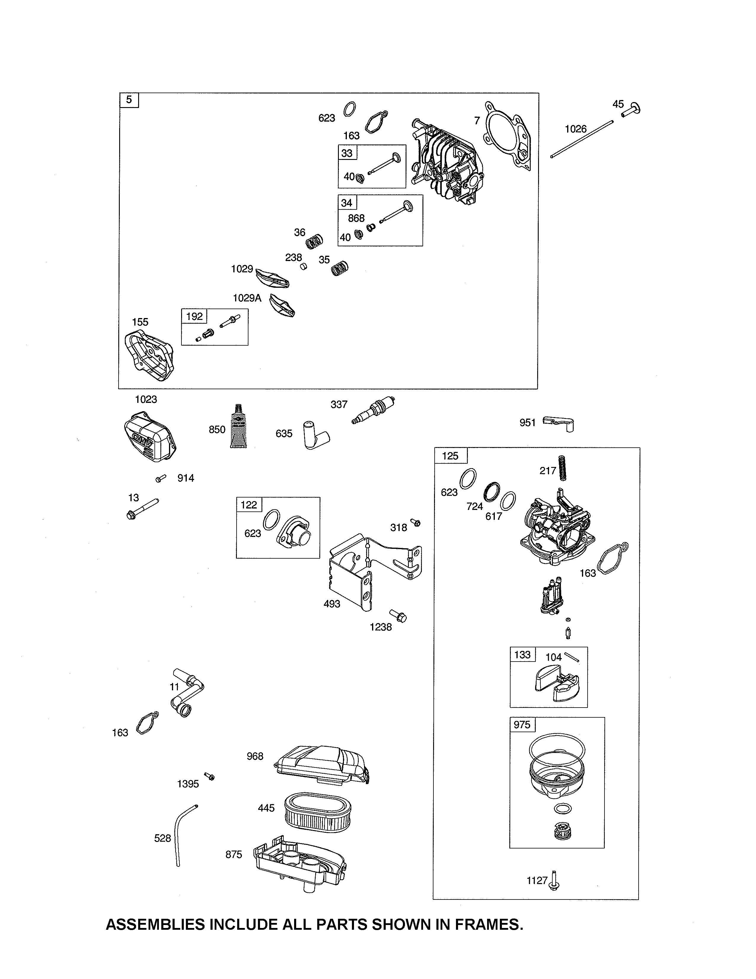 Head cylinder/carburetor
