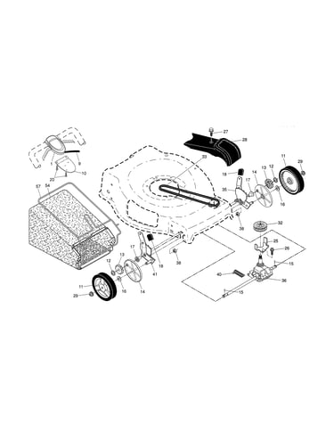 Drive control/gear case/wheels