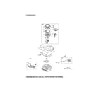 Briggs & Stratton 128M02-0120-F1 rewind starter/blower housing diagram