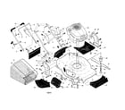 Husqvarna 917380970 engine/housing/handle diagram