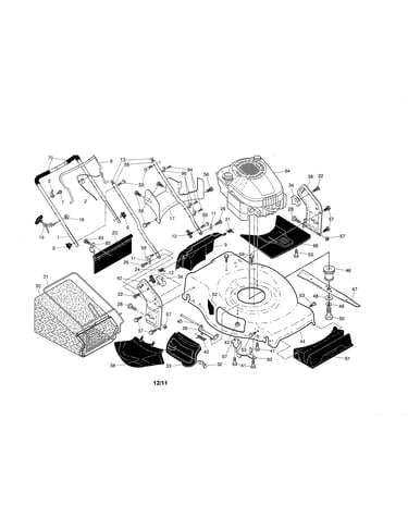 Engine/housing/handle