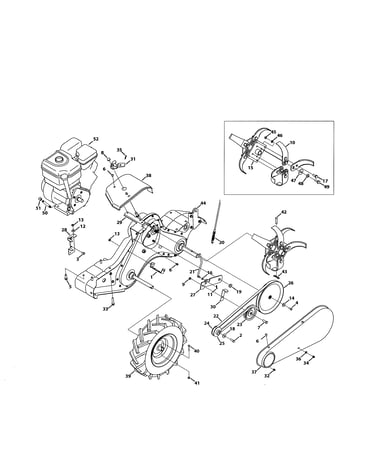 Gear case/wheel