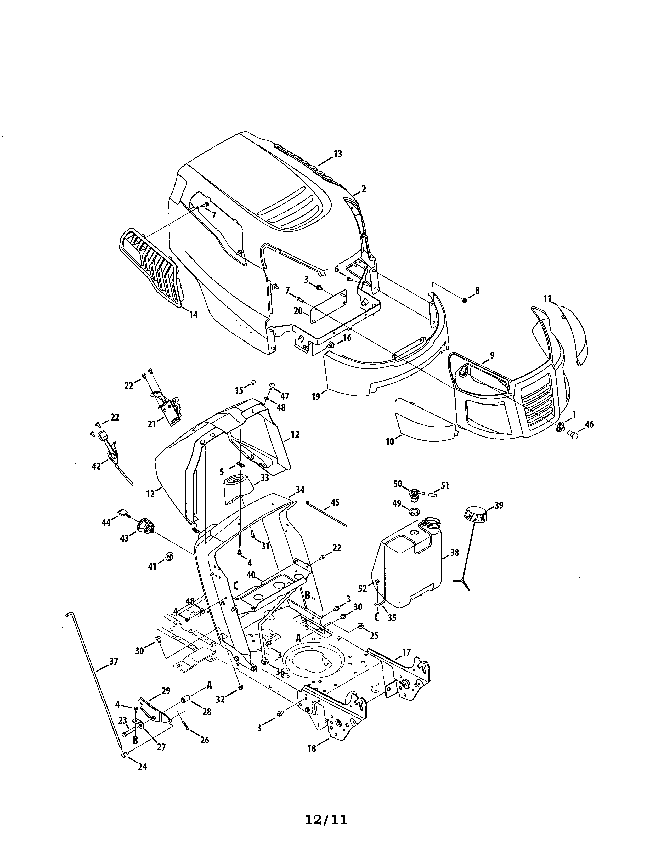 Bumper/hood