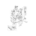 Craftsman 247288852 deck/spindle pulley diagram