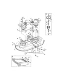 Deck/spindle pulley