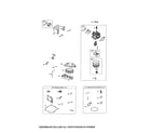 Briggs & Stratton 09P702-0007-F1 carburetor/gasket sets diagram