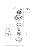 Blower housing/flywheel