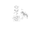 Kohler SV840-3021 intake manifold/air cleaner diagram