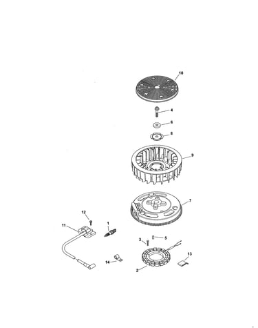 Flywheel/fan