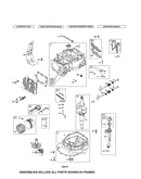 Cylinder/crankshaft/sump
