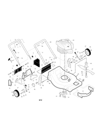 Engine/housing/handle