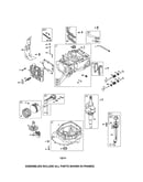 Cylinder/crankshaft/sump