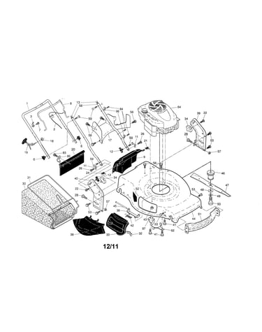 Engine/housing/handle