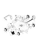 Drive control/gear case/wheels