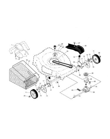 Drive control/gear case/wheels