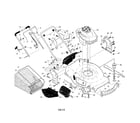 Craftsman 917255502 engine/housing/handle diagram