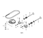 Honda GCV190-LABHH-ED camshaft pulley diagram