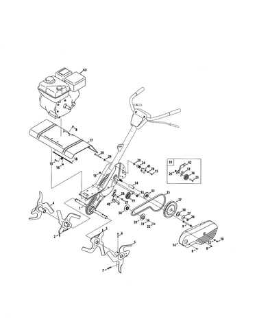 Tines/engine