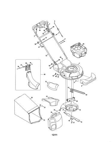 Handle/deck/chute