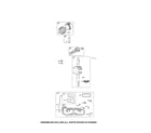 Briggs & Stratton 445677-0954-G5 crankshaft/intake manifold diagram