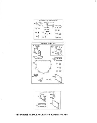 Gasket sets