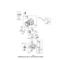 Briggs & Stratton 219807-3712-G1 cylinder/crankshaft/sump diagram