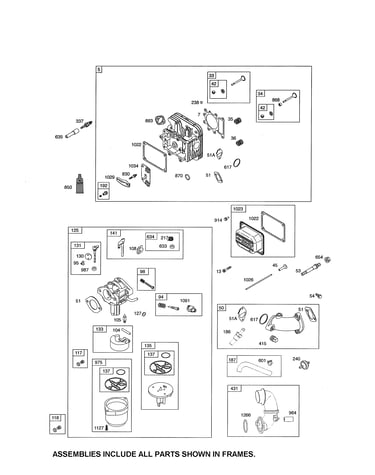 Carburetor/head cylinder