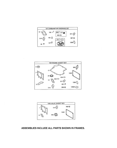 Gasket sets
