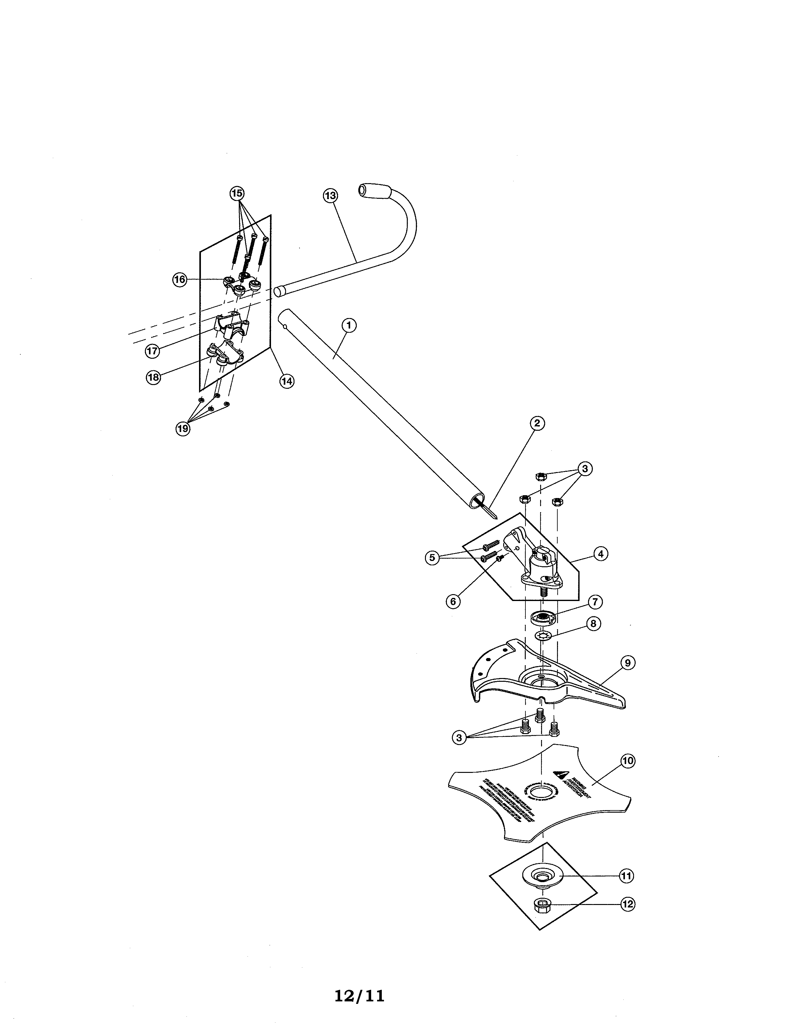 Brush cutter attachment