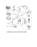 Motor starter/alternator/flywheel