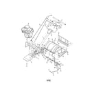 Craftsman 24729930 engine/handle/shield diagram