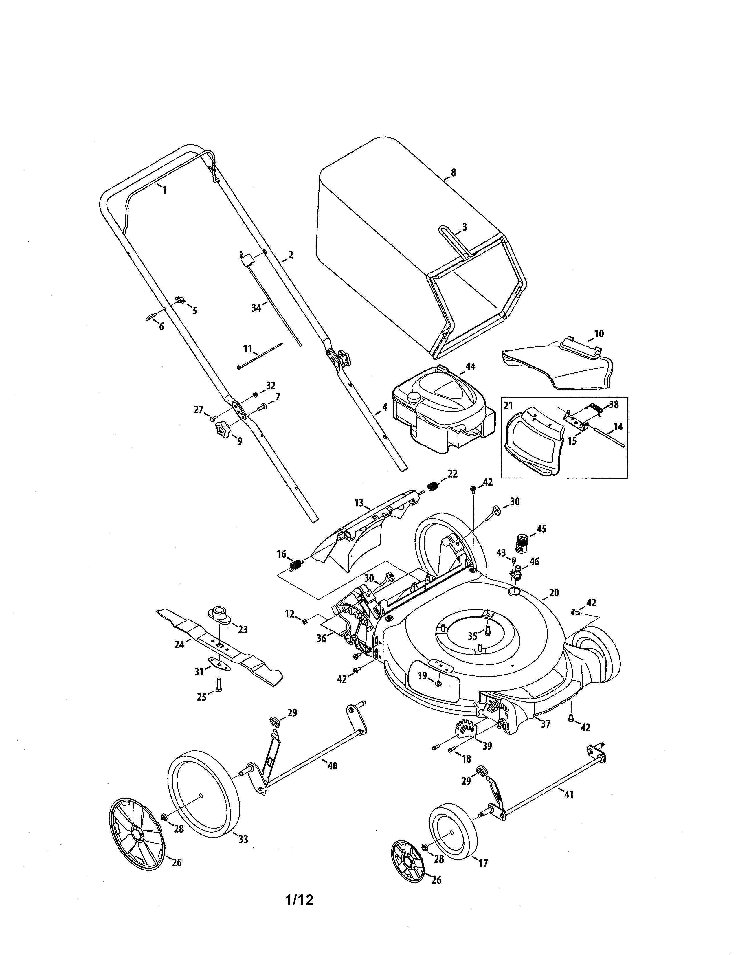 Craftsman mower 2025 replacement parts